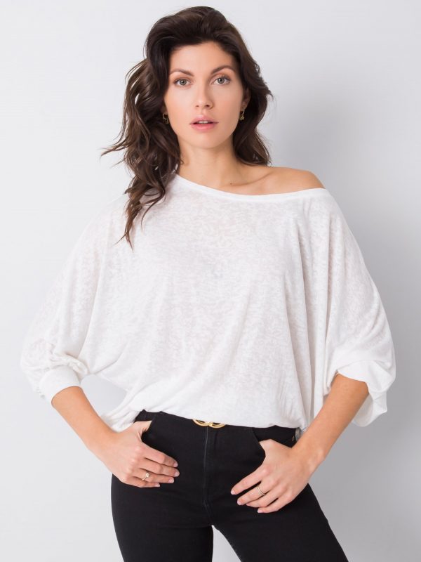 White oversized blouse Pearl RUE PARIS