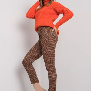 Orange-beige trousers with Lantana belt