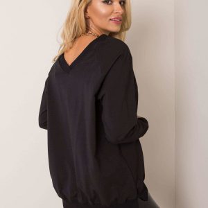 Black sweatshirt Leila RUE PARIS