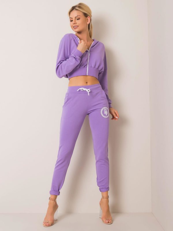 Purple pants Cynthia