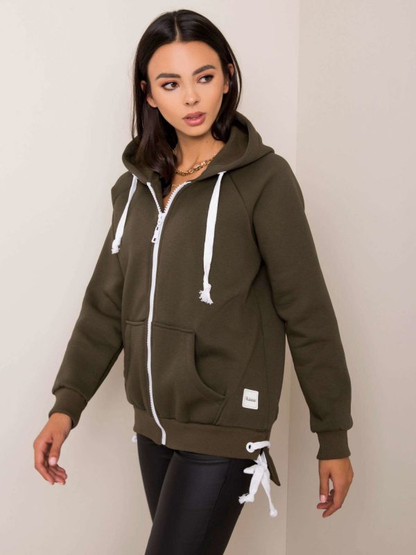 Khaki sweatshirt Debby