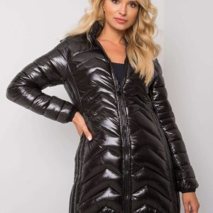 Black jacket with detachable hood Allura