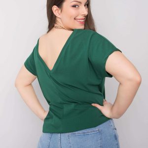 Dark Green T-Shirt Plus Size Beverly