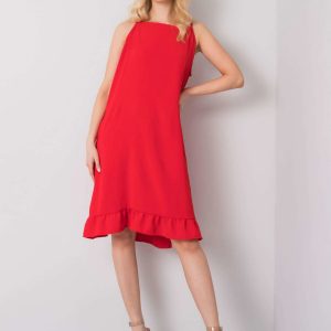 Simone Red Strap Dress