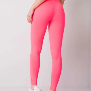 Fluo Pink Sports Leggings Leffy