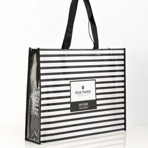 Black and White Shopping Bag