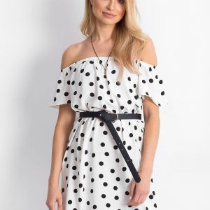 White and black Spanish Taorminee dress