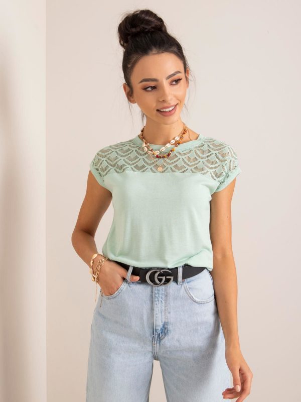 Mint t-shirt Lucie RUE PARIS