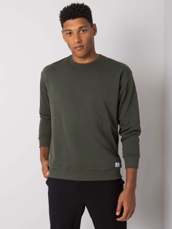 Khaki men's cotton sweatshirt Ryder LIWALI