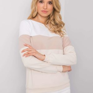 White and beige sweatshirt Larice RUE PARIS