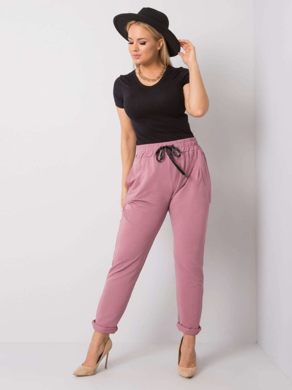 Anais Lilac Plus Size Sweatpants