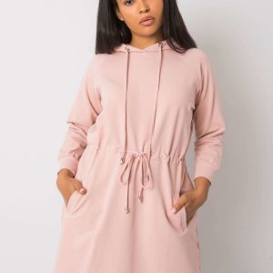 Norina Dirty Pink Plus Size Hoodie