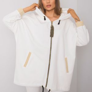 Ecru oversize sweatshirt Bertille