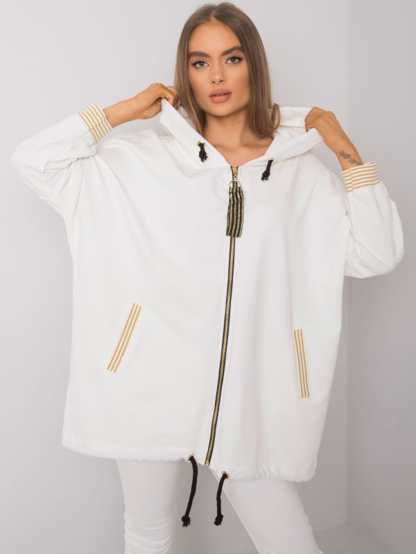 Ecru oversize sweatshirt Bertille