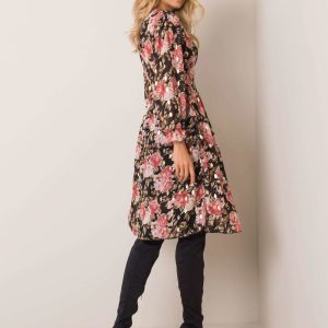 Black and pink Romantic dress