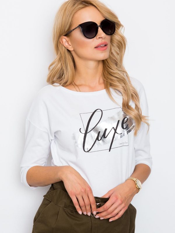 Luxe White Blouse