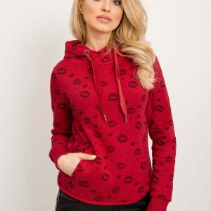 Dark red Raquel sweatshirt