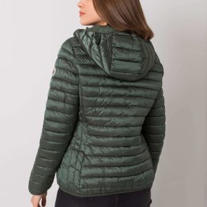 Green Ysaline Quilted Transition Jacket