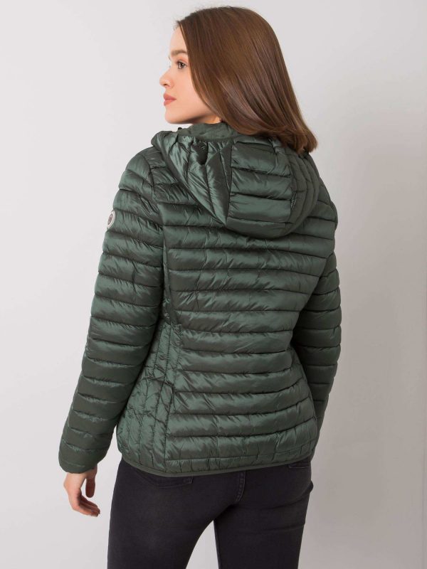 Green Ysaline Quilted Transition Jacket