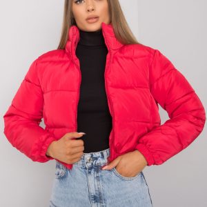 Iseline Red Short Quilted Jacket