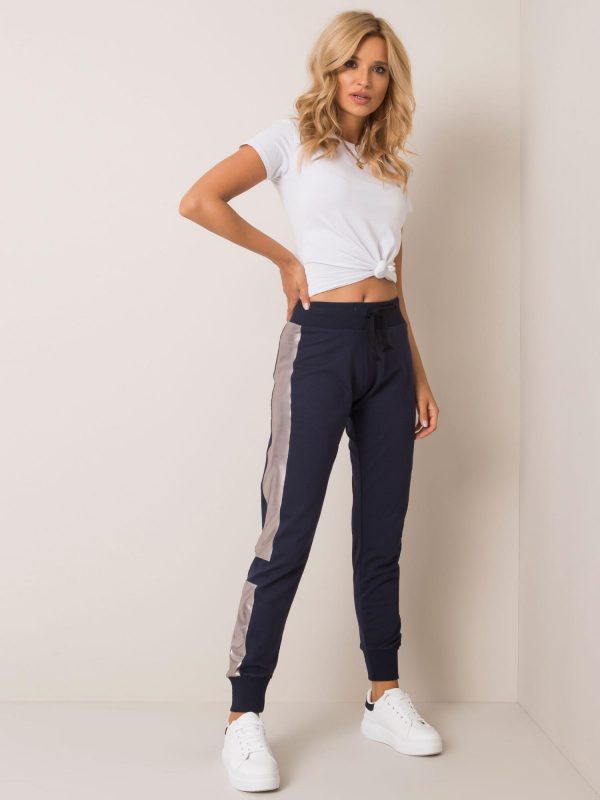 Navy blue pants Chiara FOR FITNESS