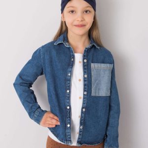 Navy blue hat for girl