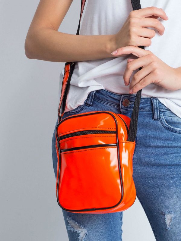 Orange Messenger Bag