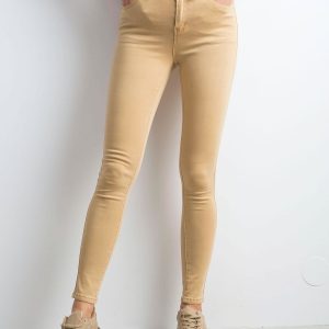 Beige skinny pants