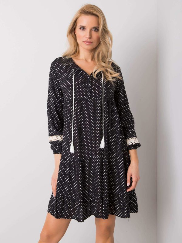 Black polka dot dress Irvine