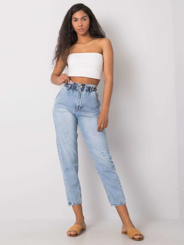 Light blue mom fit jeans Andreina