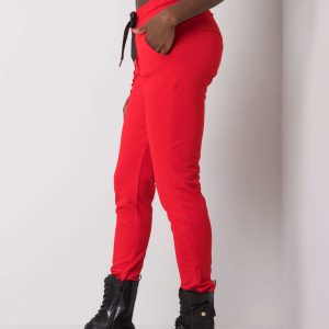 Red Hadley sweatpants