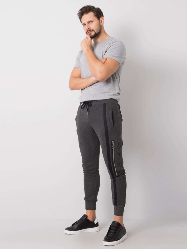 Bradley Printed Men's Graphite Sweatpants