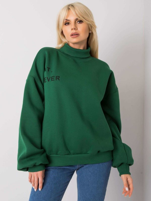 Dark green oversized sweatshirt Kelly