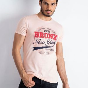 Bronx men's peach t-shirt