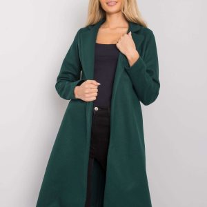 Dark green coat Hettie RUE PARIS