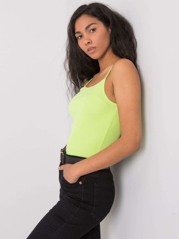 Fluo green top Lizzie RUE PARIS