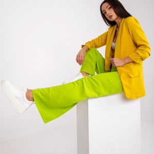 Yellow Elegant Ladies Blazer Adela