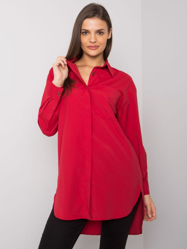 Dark Red Terra Cotton Shirt