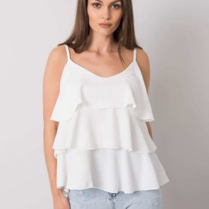 White top with ruffles Kaielle