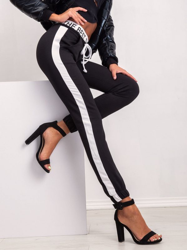 Black Glammy Pants