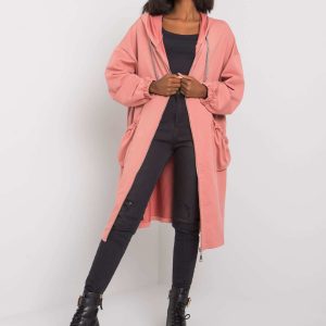 Ramilya Dirty Pink Long Hoodie