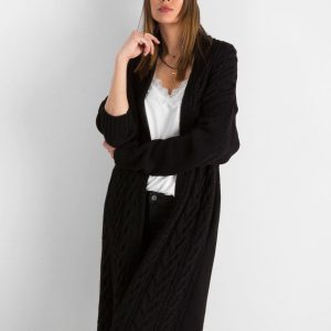 BY O LA LA Black Long Sweater