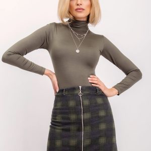 BSL Khaki Plaid Skirt