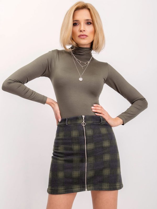 BSL Khaki Plaid Skirt