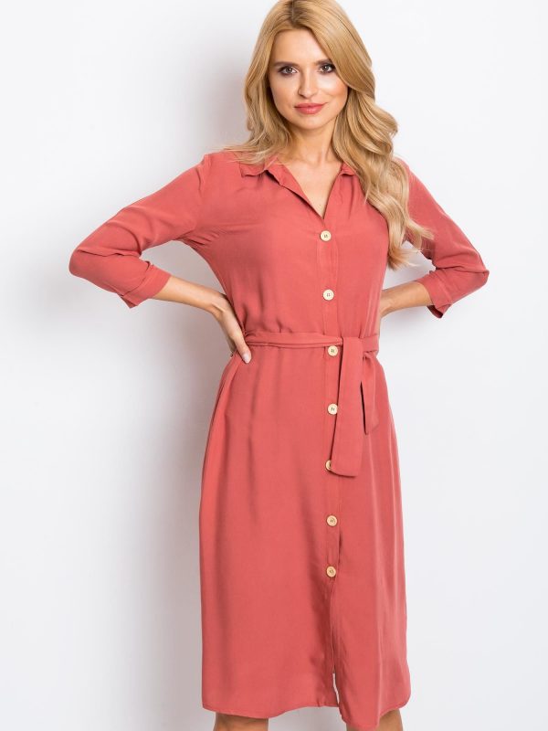 RUE PARIS Brick dress Emily