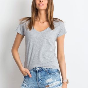 Grey melange T-shirt Square