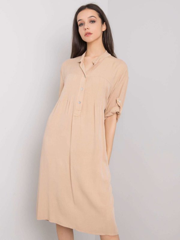 Camel casual dress Pari