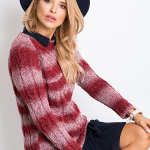 Dark Red Rave Sweater