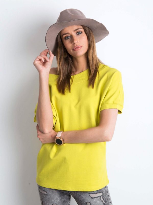 Yellow and green blouse Lemontree