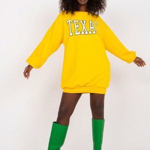 Yellow sweatshirt with print Poppy